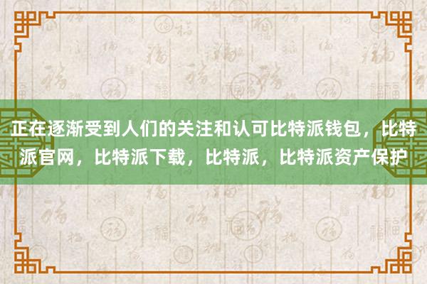 正在逐渐受到人们的关注和认可比特派钱包，比特派官网，比特派下载，比特派，比特派资产保护