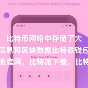 比特币网络中存储了大量的交易信息和区块数据比特派钱包，比特派官网，比特派下载，比特派，比特派资产保护