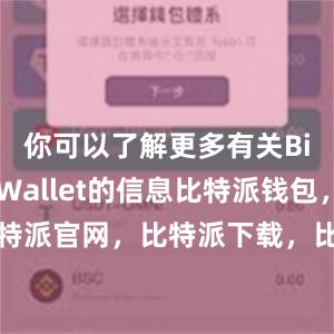 你可以了解更多有关Bitpie Wallet的信息比特派钱包，比特派官网，比特派下载，比特派，比特派资产保护