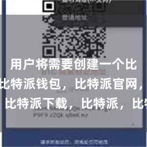 用户将需要创建一个比特币钱包比特派钱包，比特派官网，比特派下载，比特派，比特派资产保护