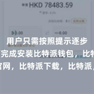 用户只需按照提示逐步操作即可完成安装比特派钱包，比特派官网，比特派下载，比特派，比特派资产保护